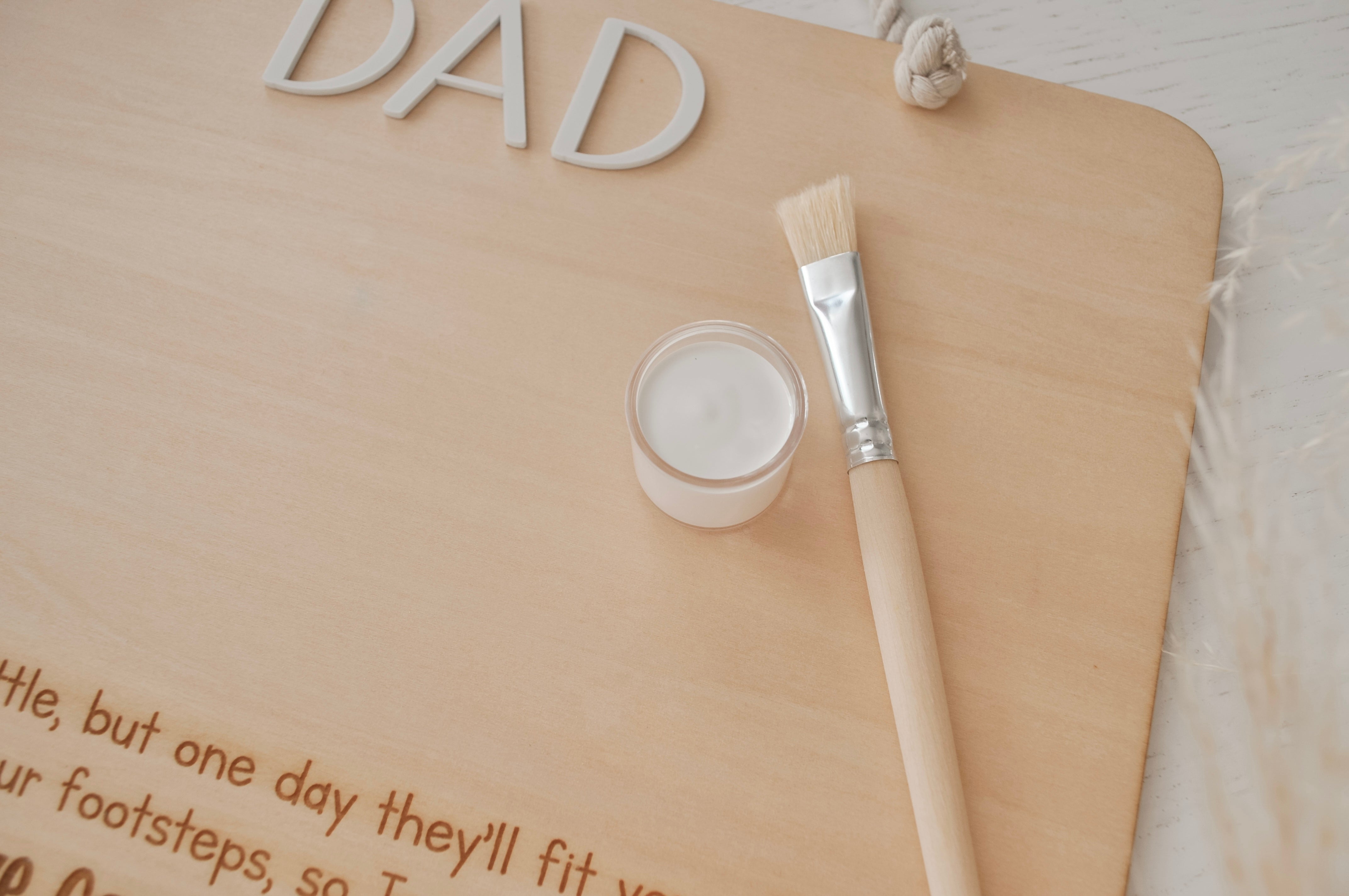 PERSONALISED FATHERS DAY HAND/FOOT PLAQUE