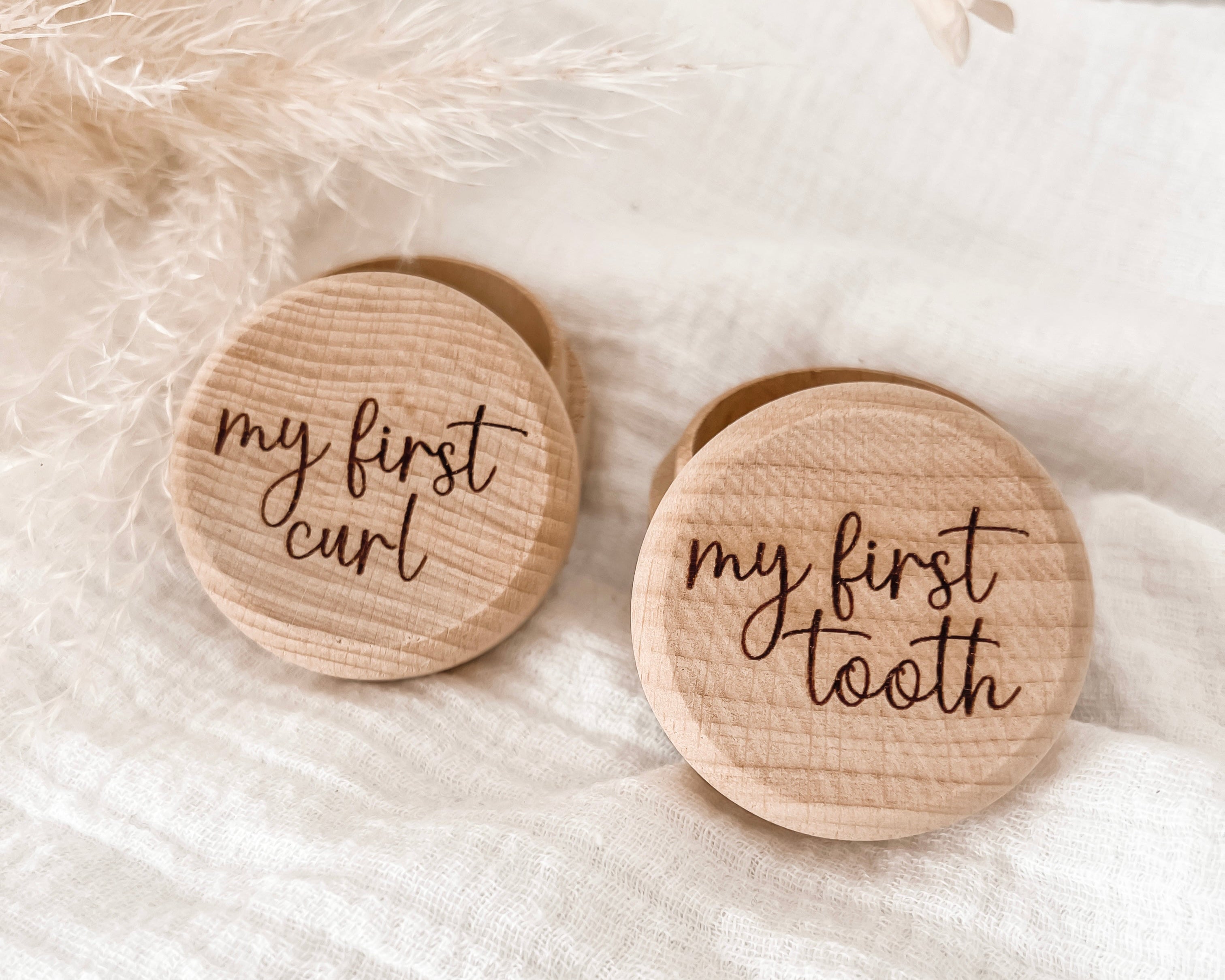 MY FIRST TOOTH & MY FIRST CURL KEEPSAKE BOX SET