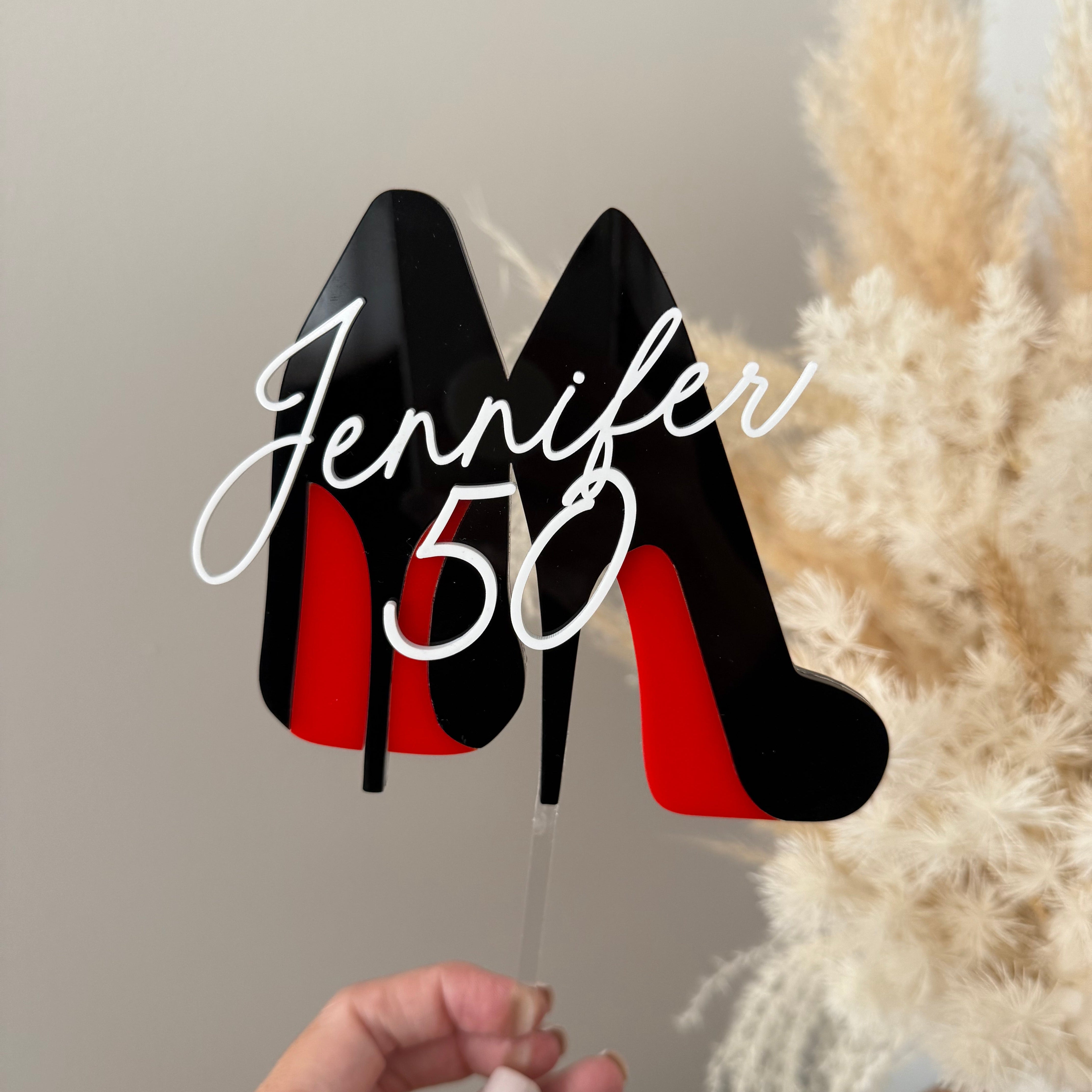 CUSTOM ACRYLIC CAKE TOPPER