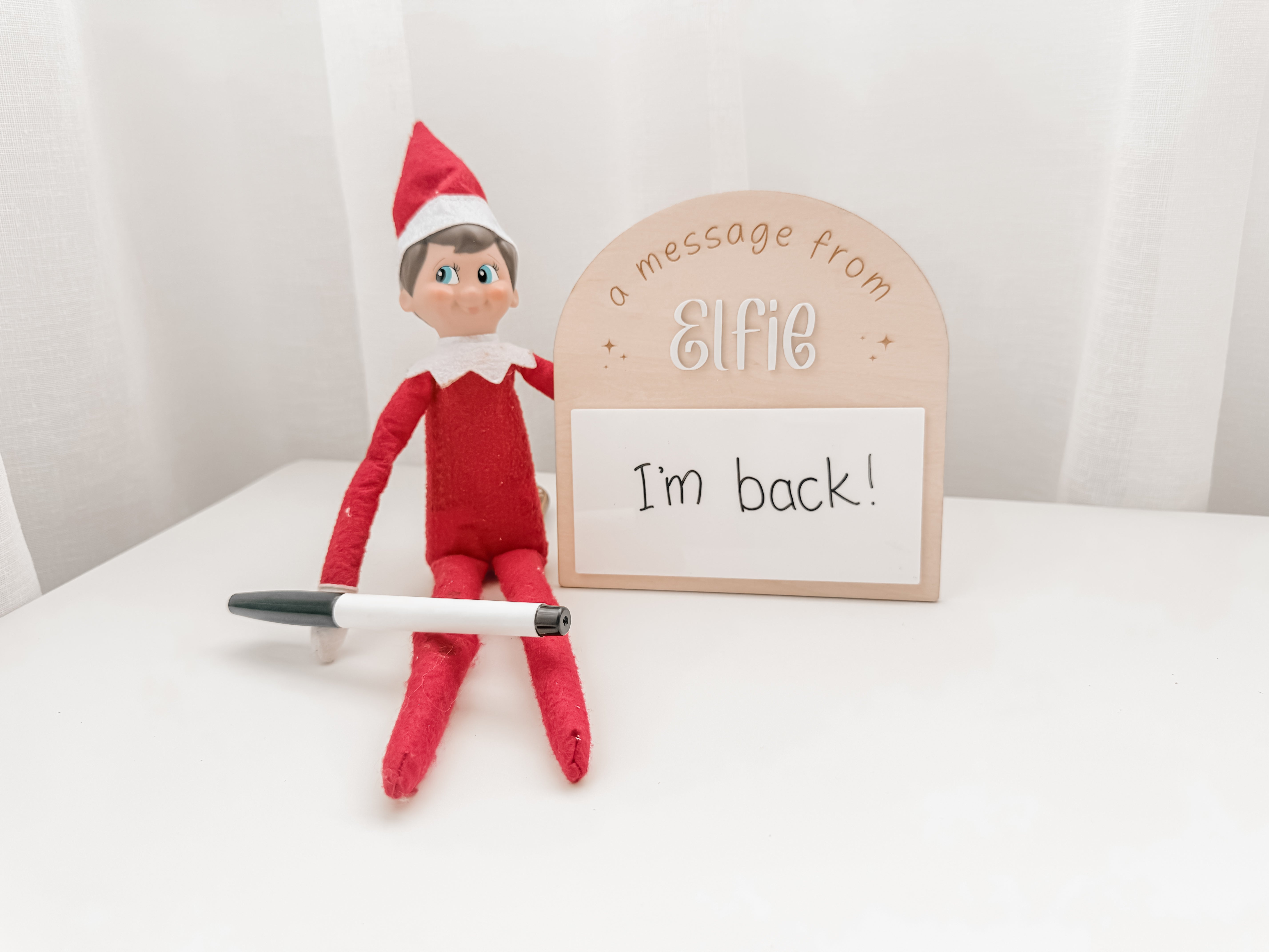 PERSONALISED ELF MESSAGE BOARD