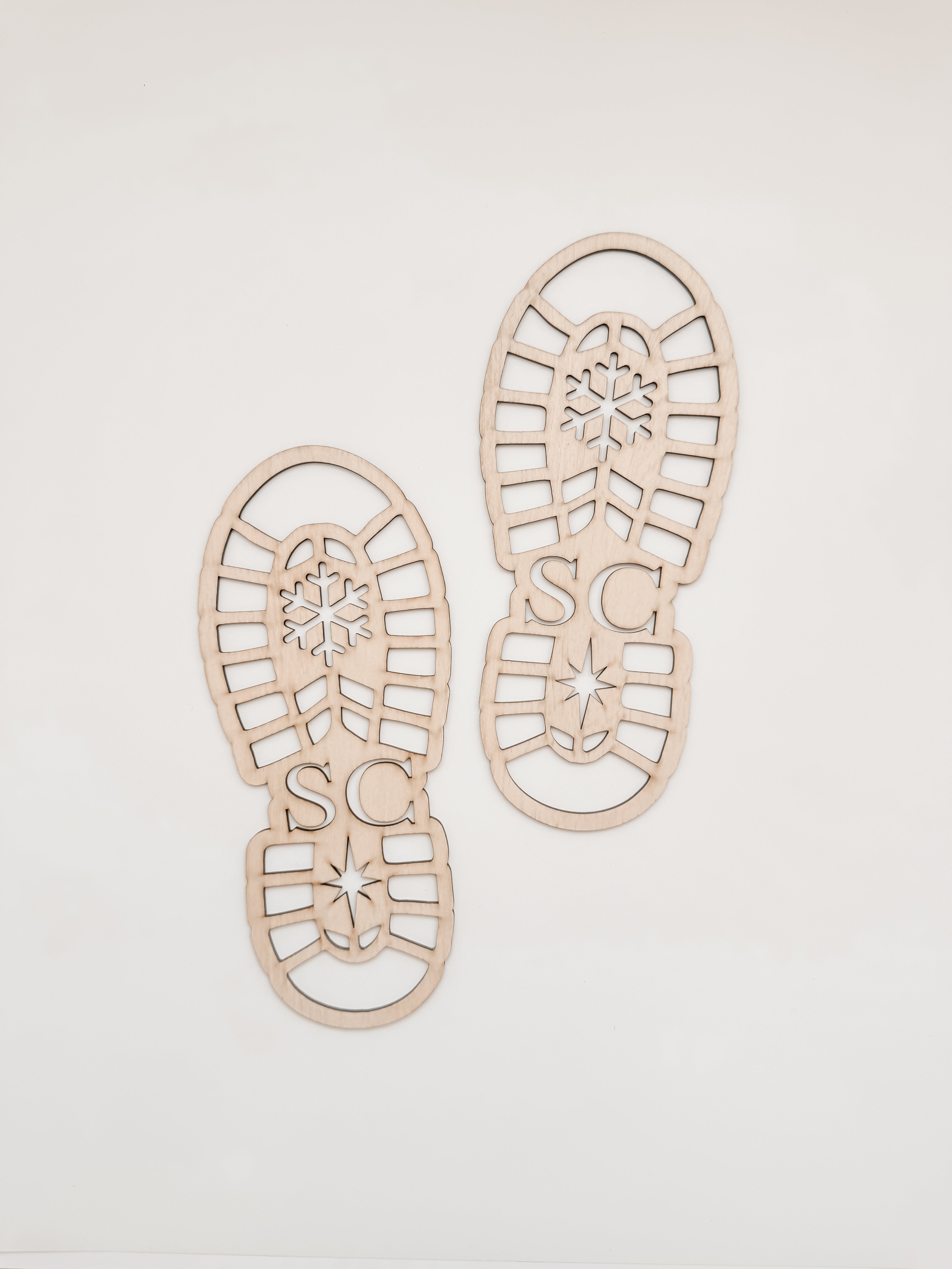 SANTA CLAUS BOOT STENCIL