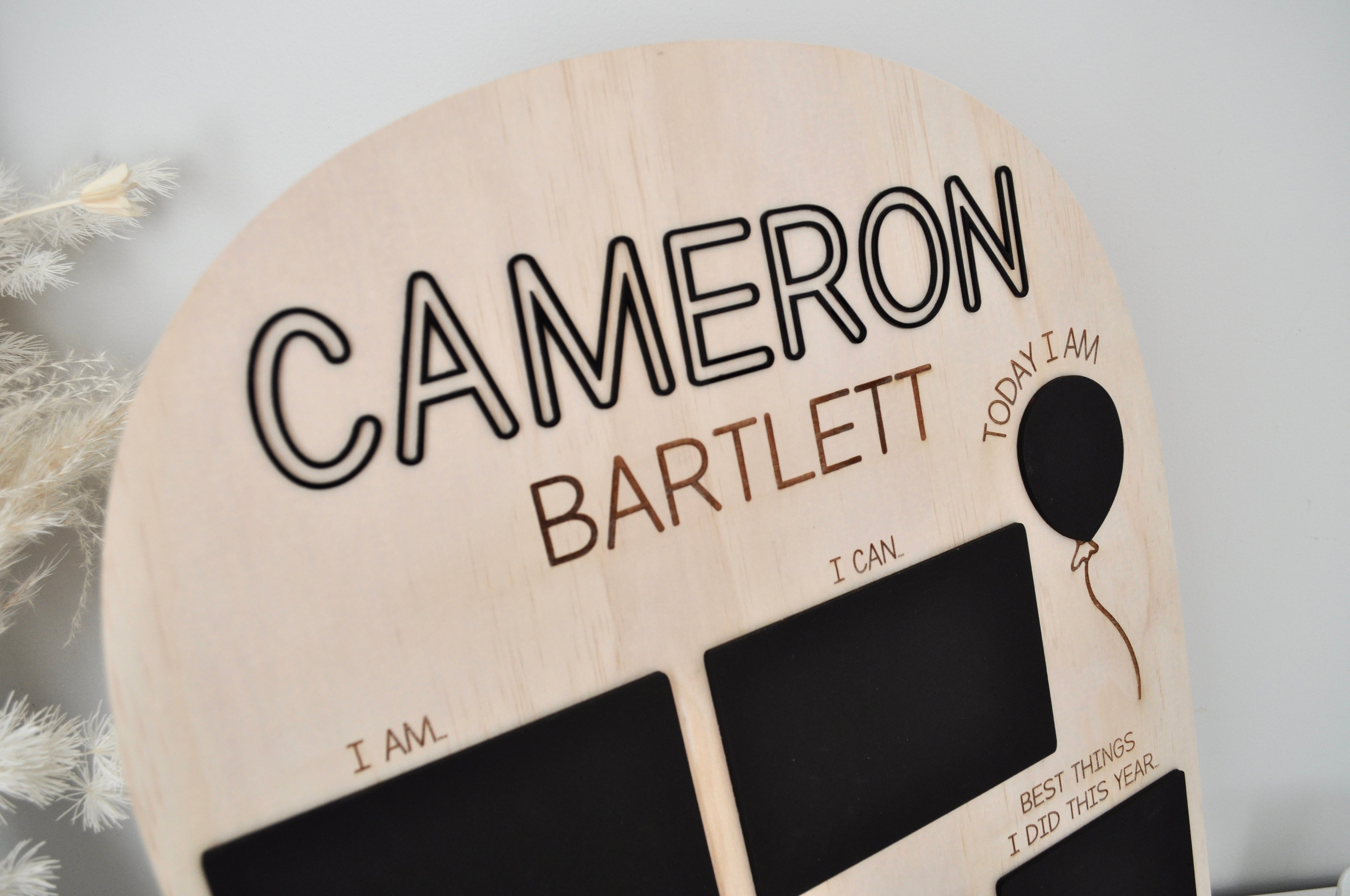 PERSONALISED BIRTHDAY BOARD