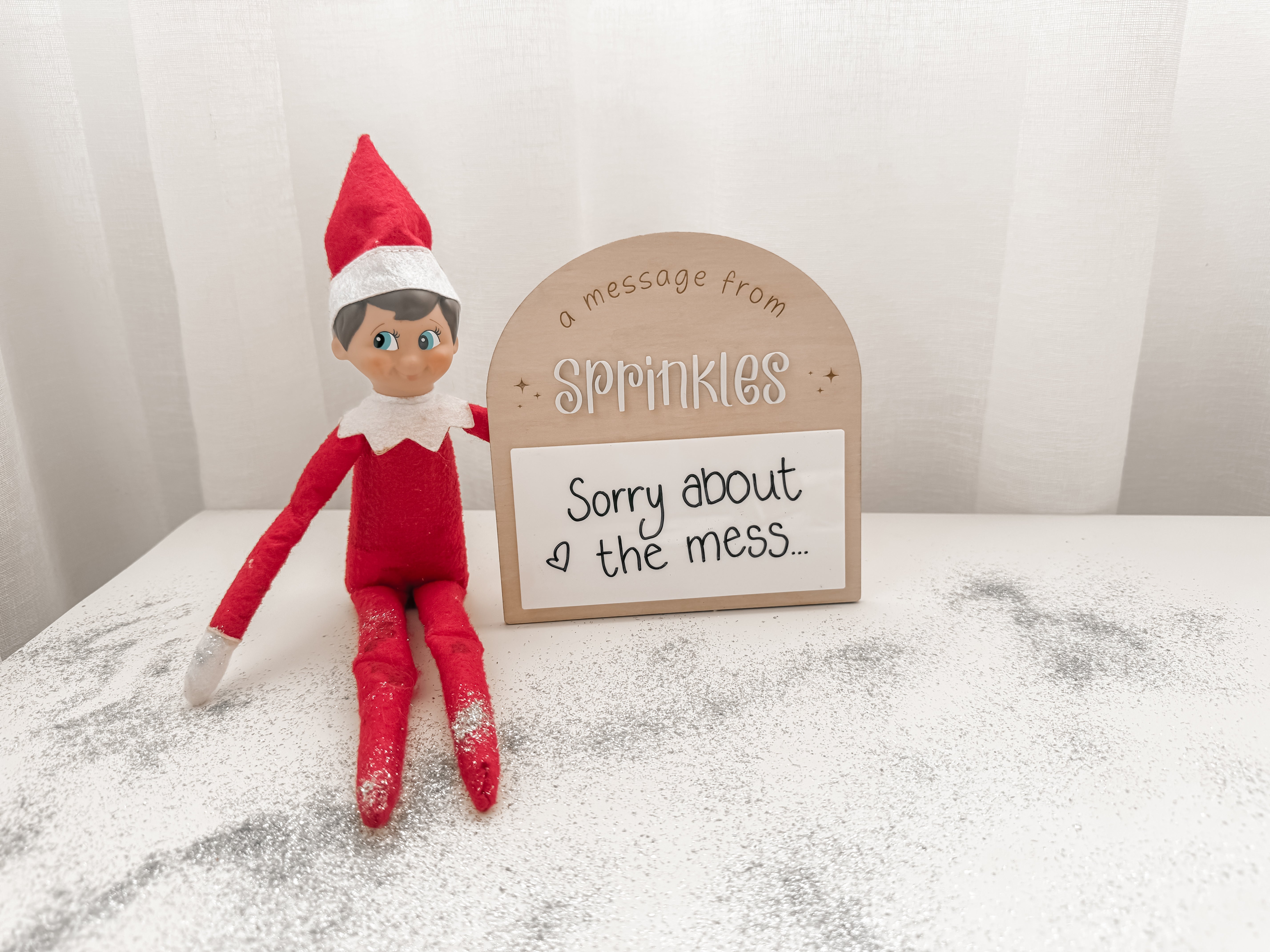 PERSONALISED ELF MESSAGE BOARD