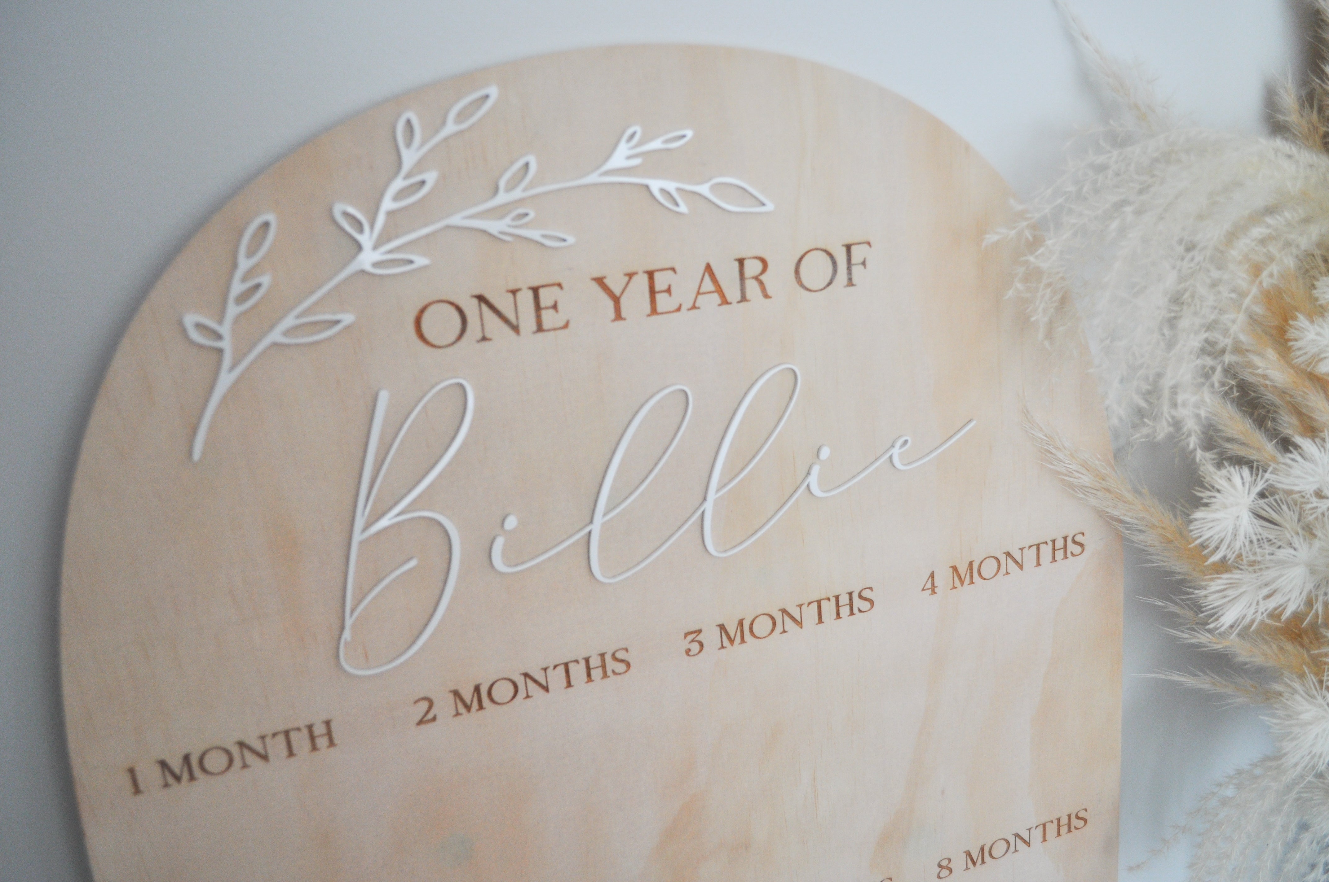 FIRST YEAR PHOTO BIRTHDAY BOARD