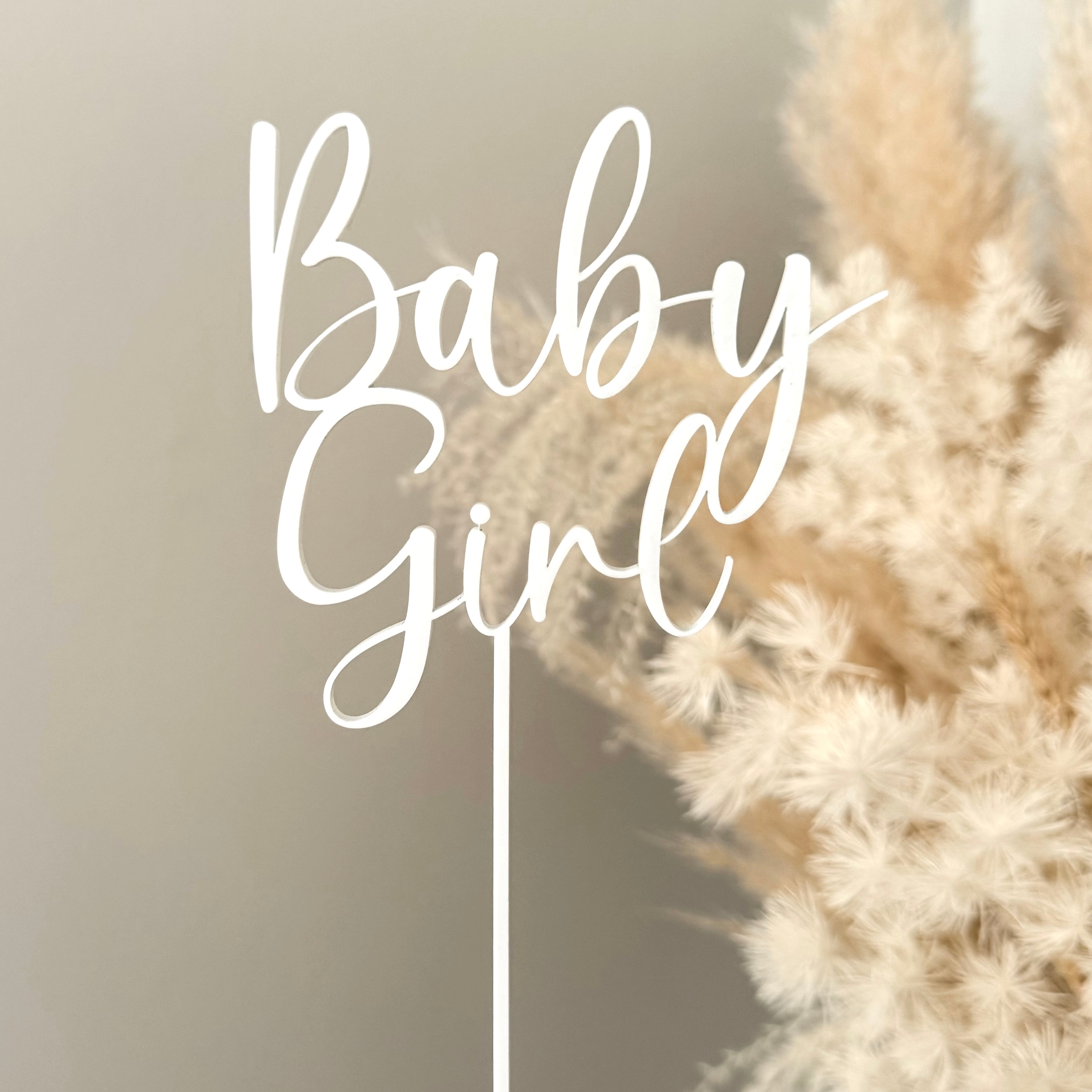 BABY SHOWER ACRYLIC CAKE TOPPER