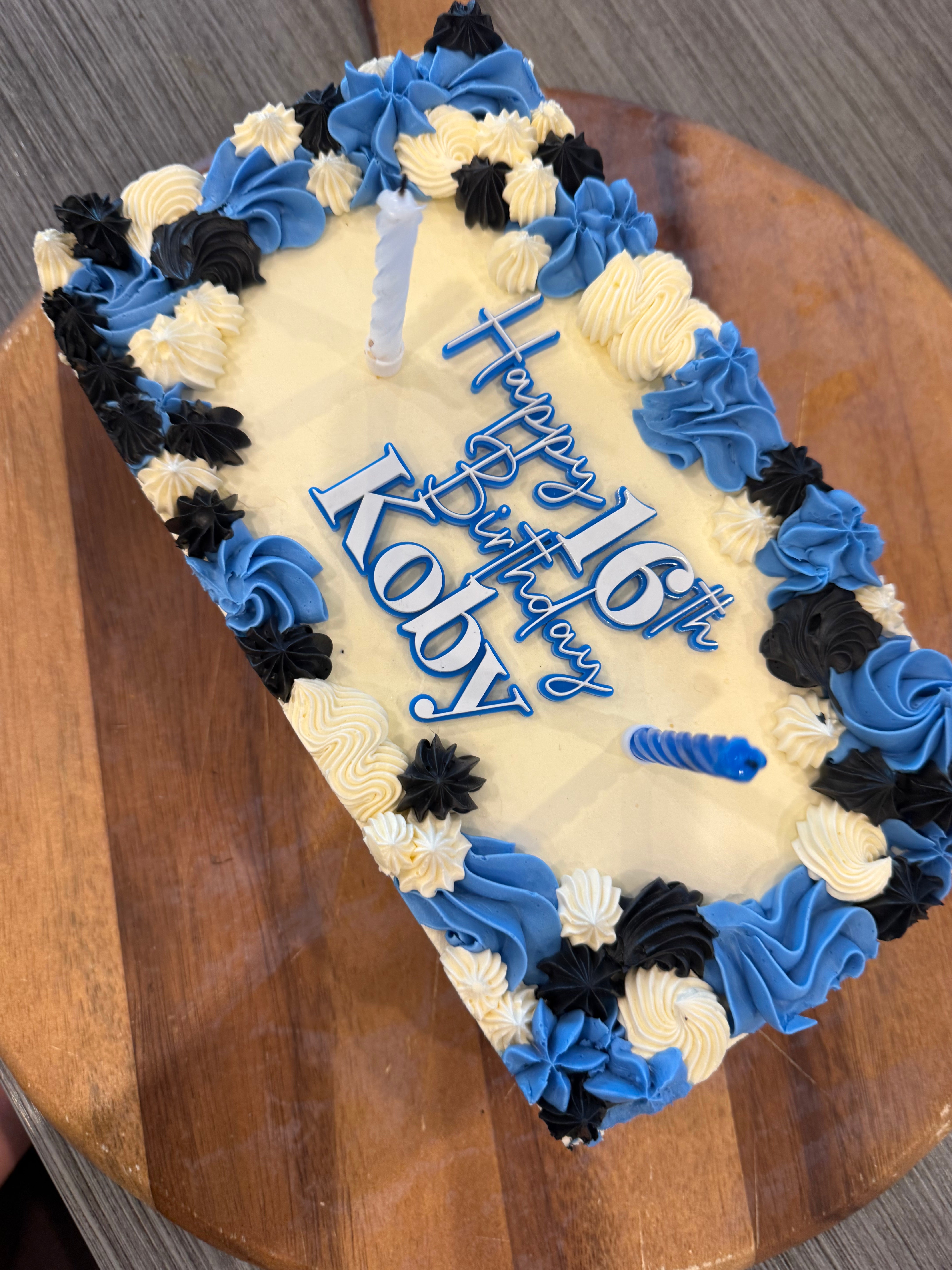 PERSONALISED ACRYLIC CAKE CHARM