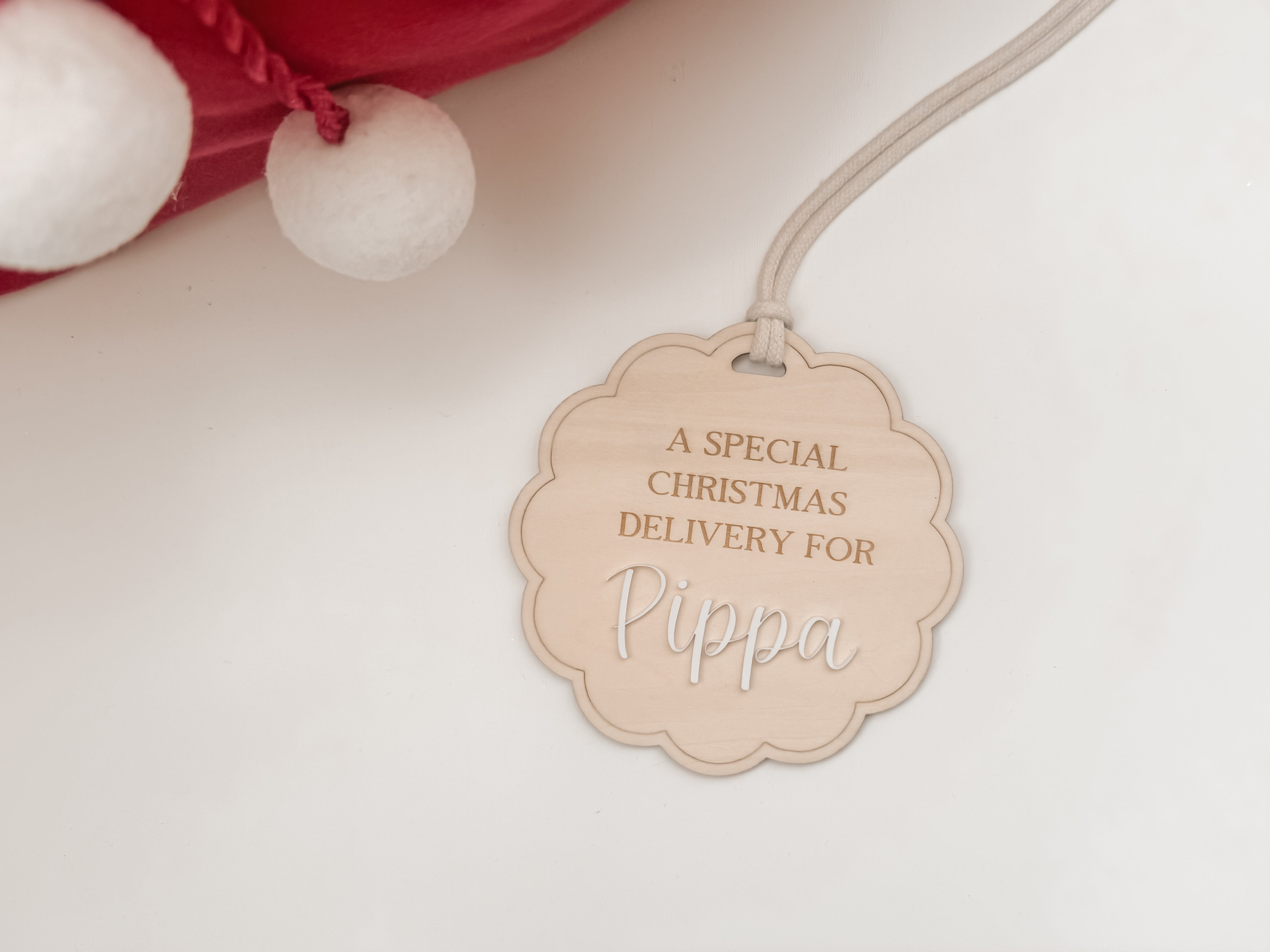 PERSONALISED SANTA SACK TAG