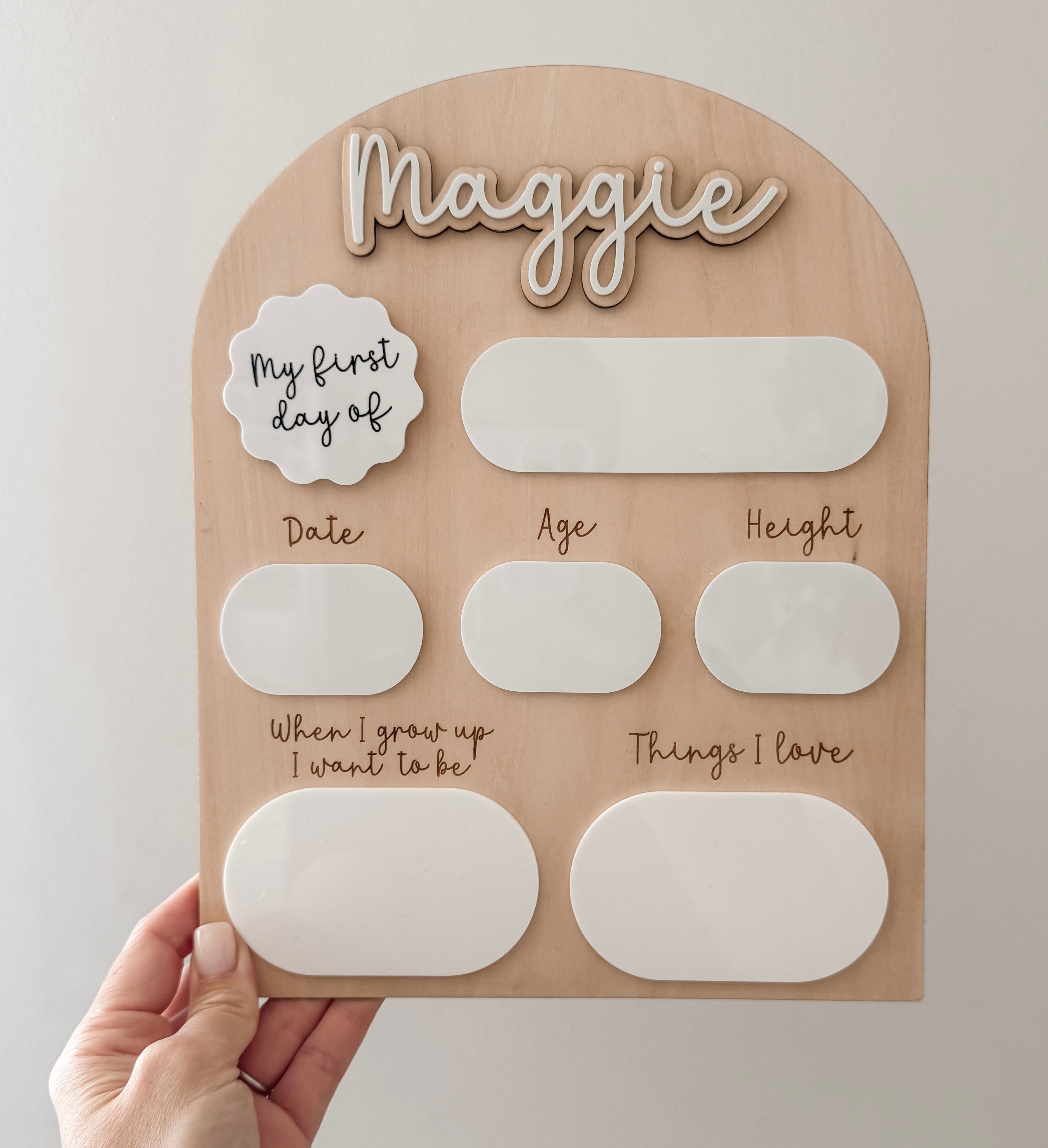 MY FIRST DAY BOARD SCRIPT