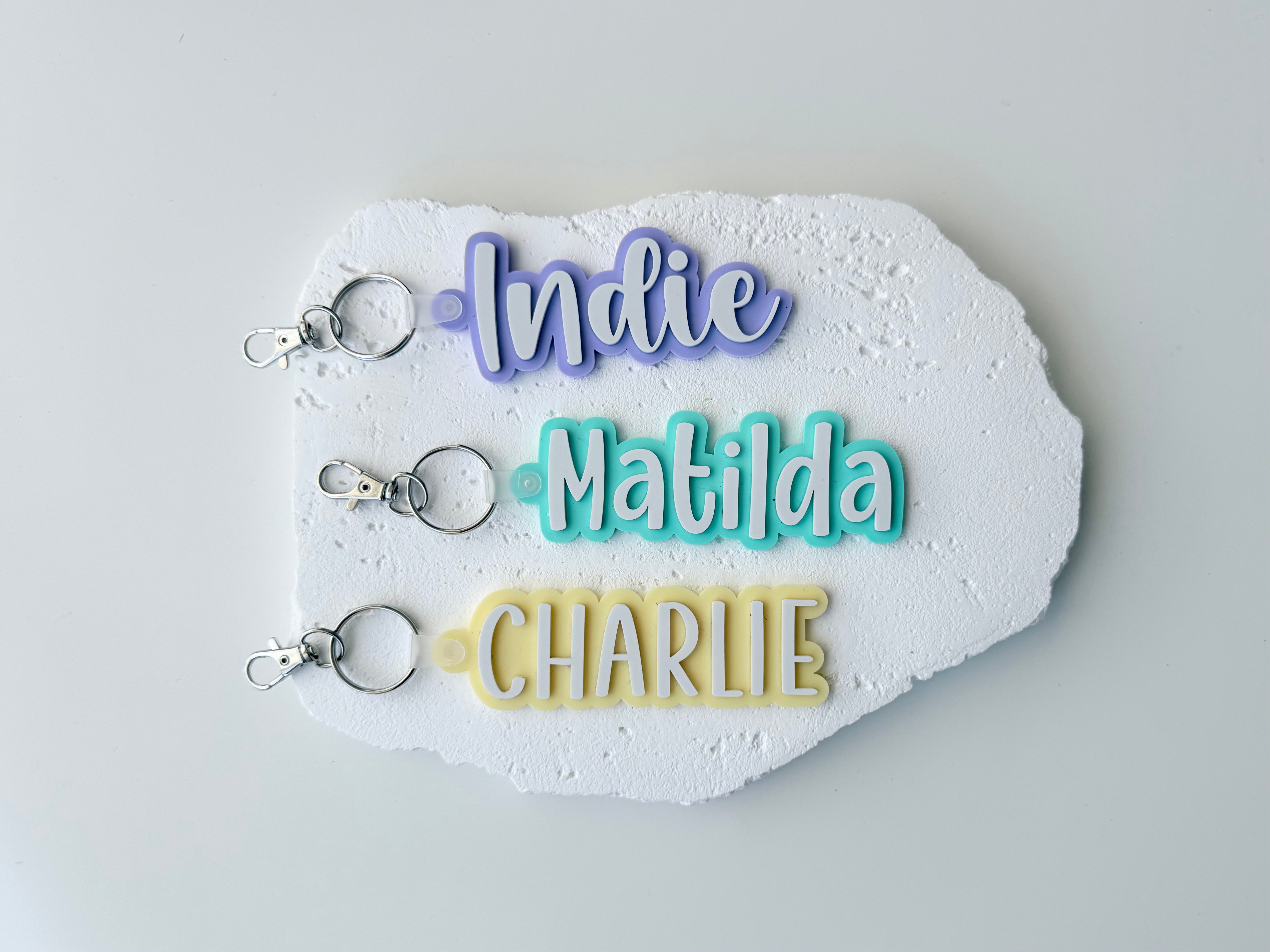 PERSONALISED ACRYLIC BAG TAG