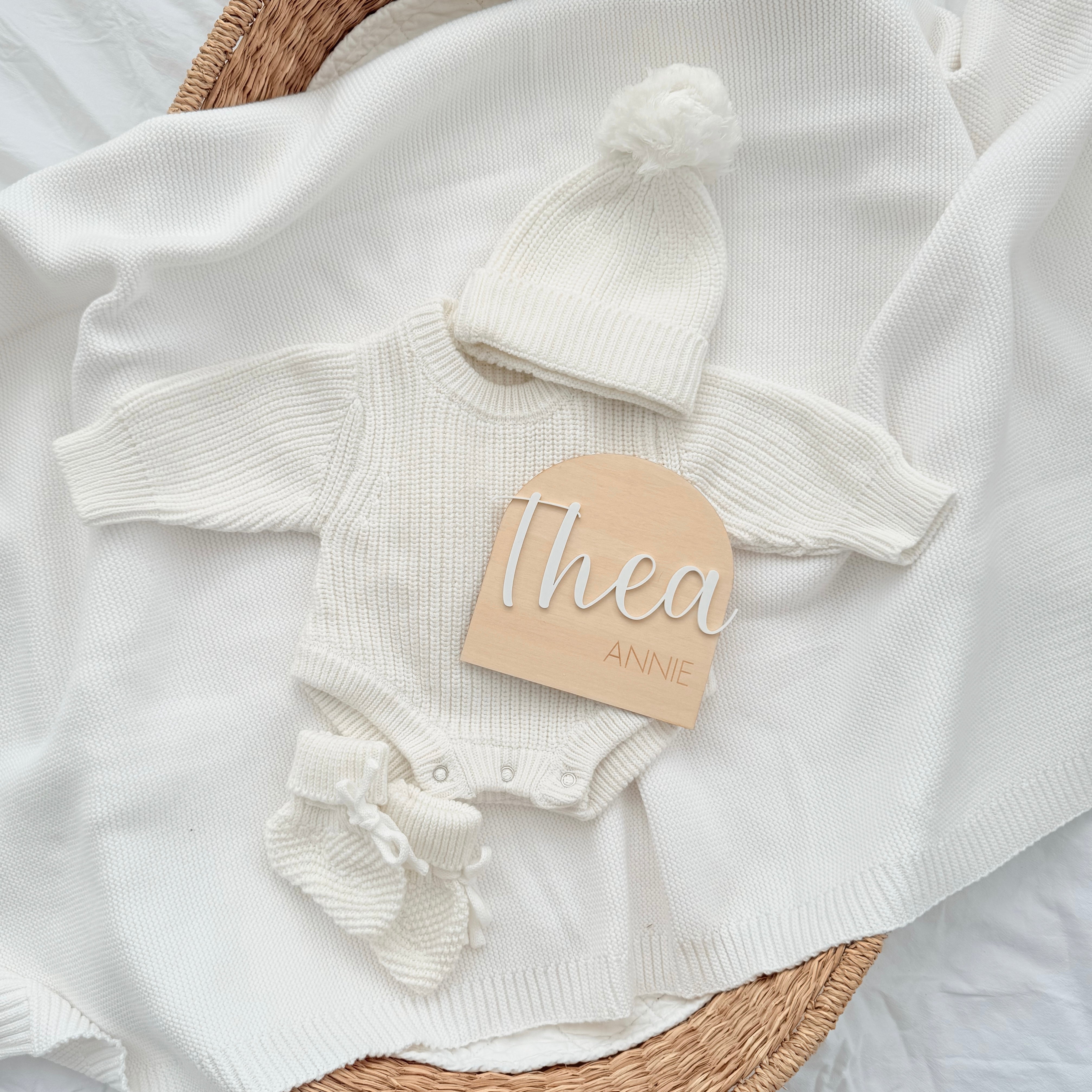 ARCH BIRTH ANNOUNCEMENT PLAQUE