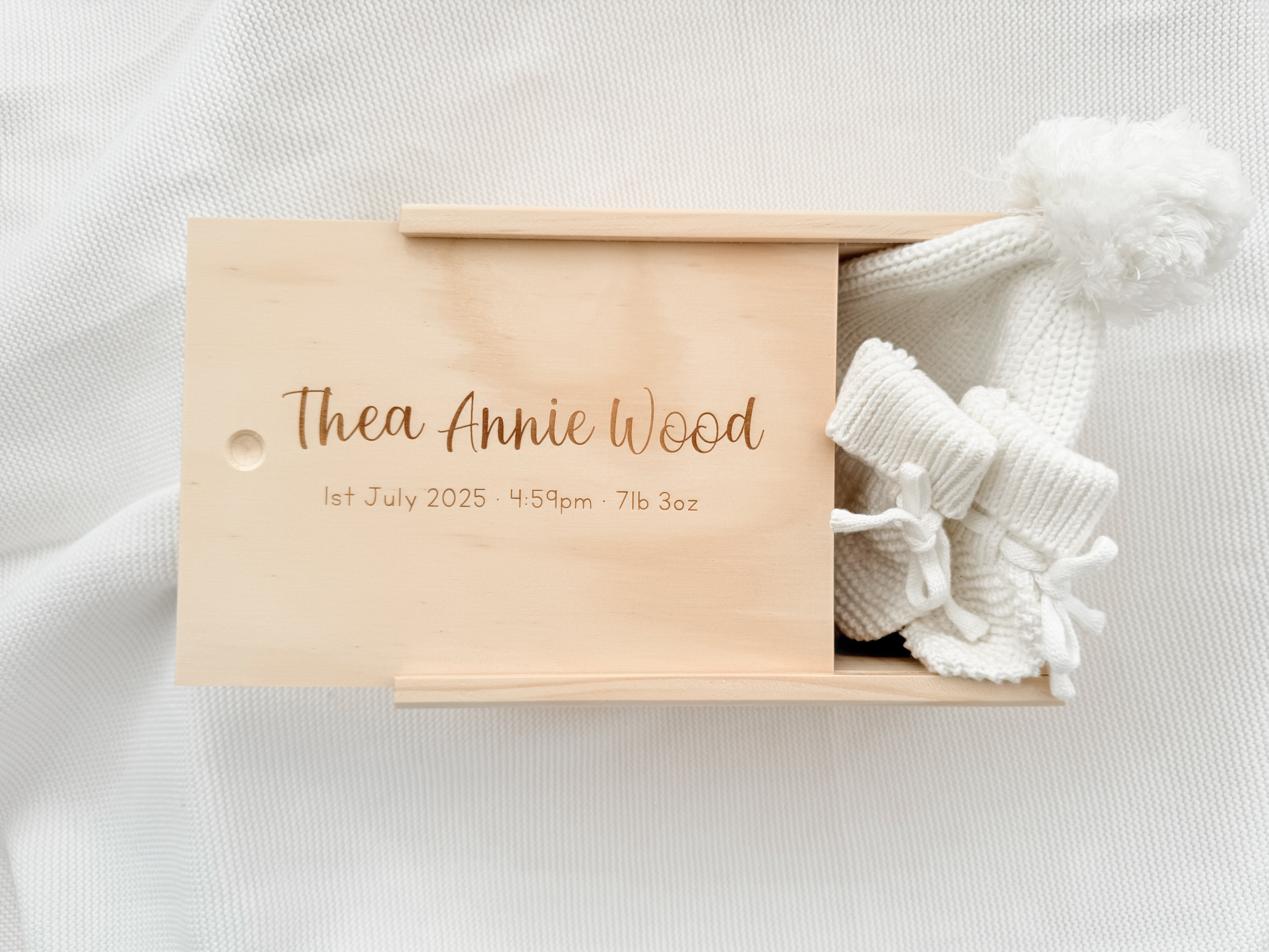 PERSONALISED BABY KEEPSAKE BOX