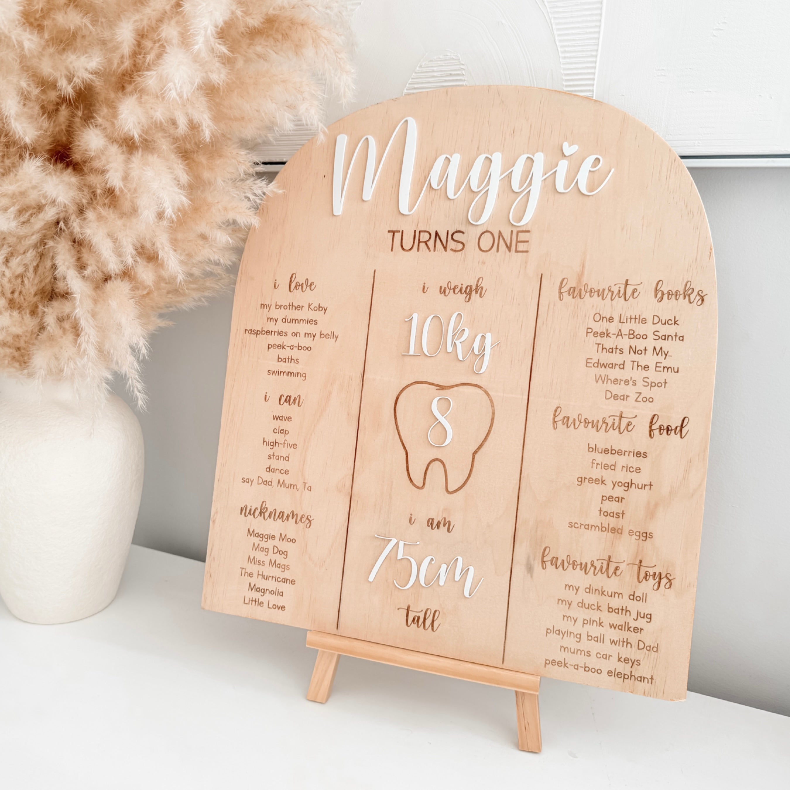 PERSONALISED BIRTHDAY BOARD