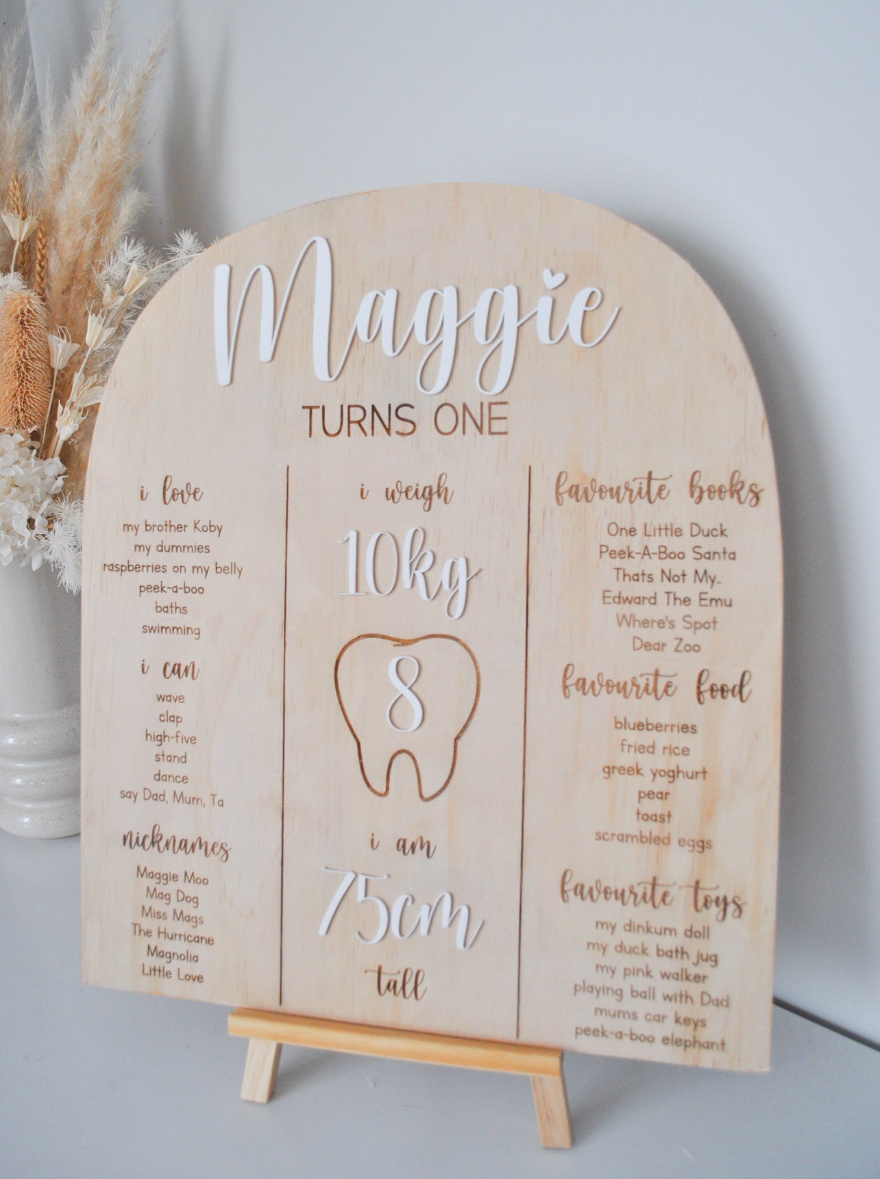 PERSONALISED BIRTHDAY BOARD