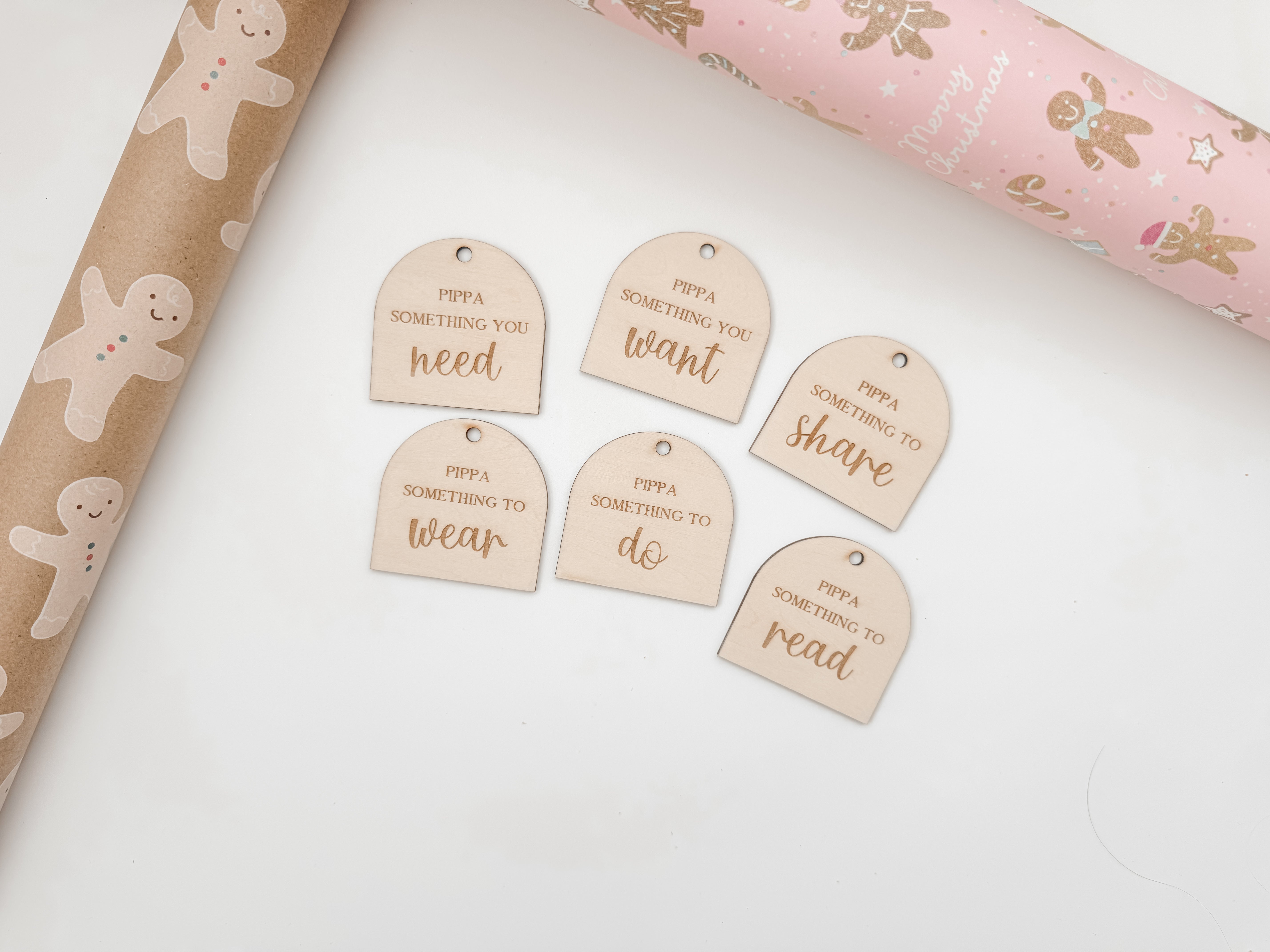 MINDFUL CHRISTMAS GIFT TAGS - SET OF 6