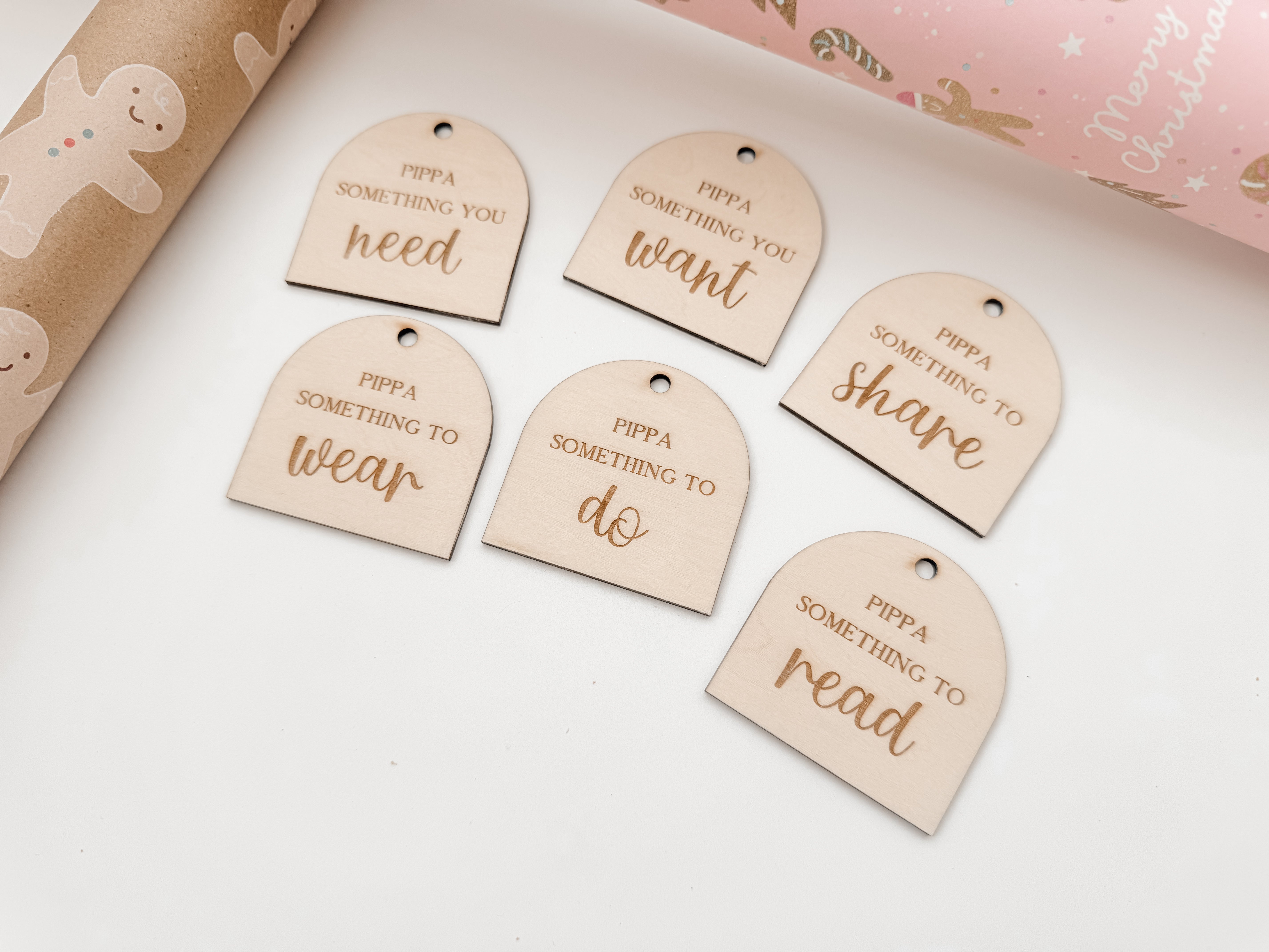 MINDFUL CHRISTMAS GIFT TAGS - SET OF 6
